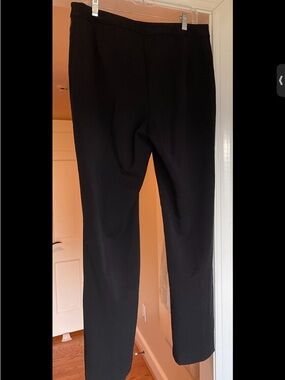 Talbots curvy black trousers 12